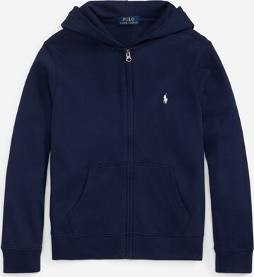 Polo Ralph Lauren Zip-Up Hoodie in Blue: front