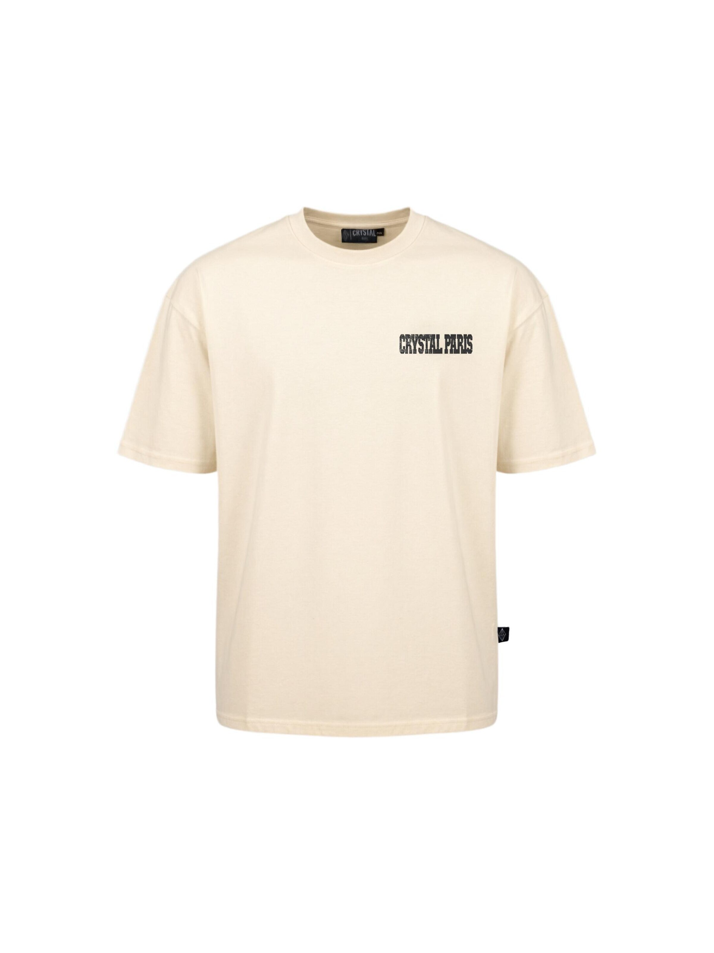 Crystal Paris Shirt 'Relentless' in Beige: voorkant