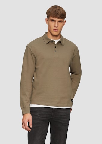 s.Oliver Sweatshirt in Bruin: voorkant