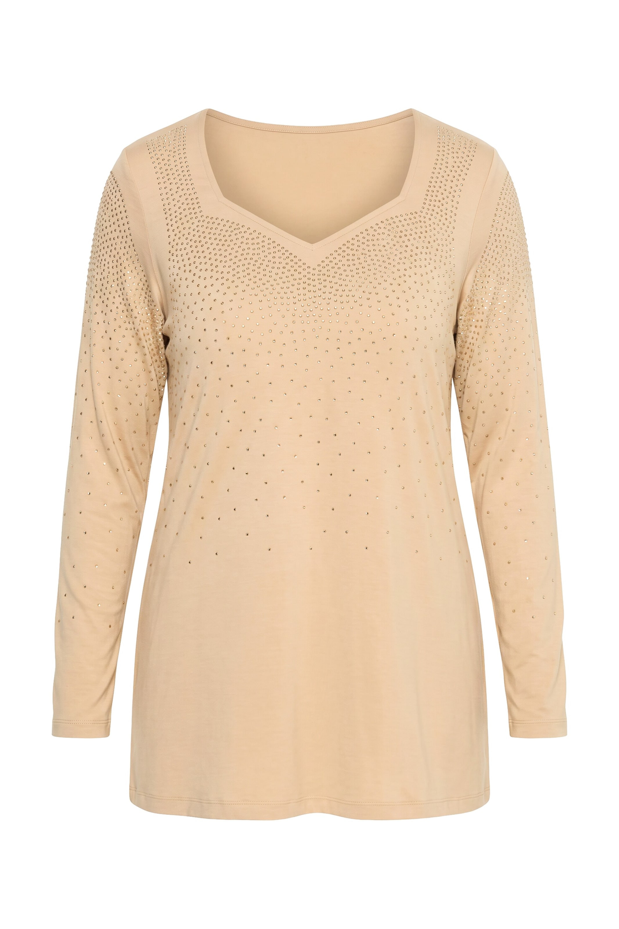 MIAMODA Shirt in Beige: front