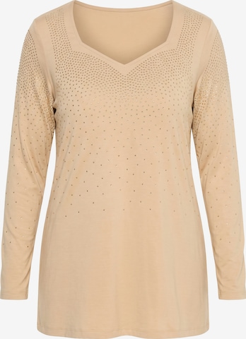 MIAMODA Shirt in Beige: front