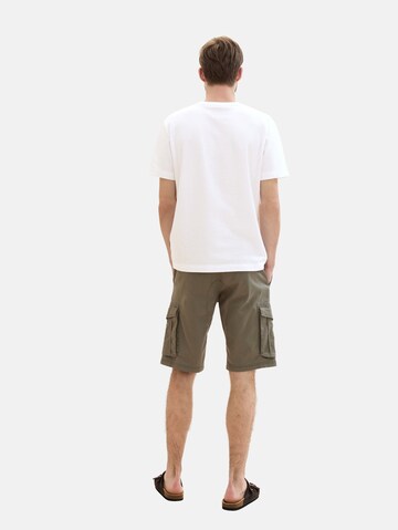 TOM TAILOR Regular Cargo trousers in Green
