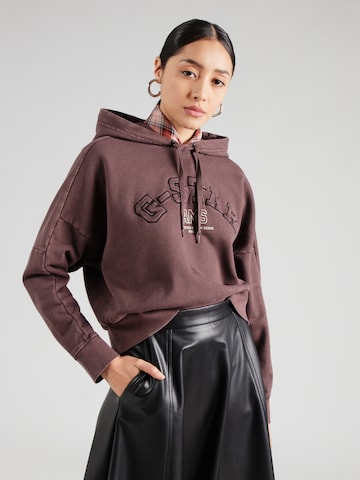 G-STAR - Sudadera 'Collegic' en marrón: frente