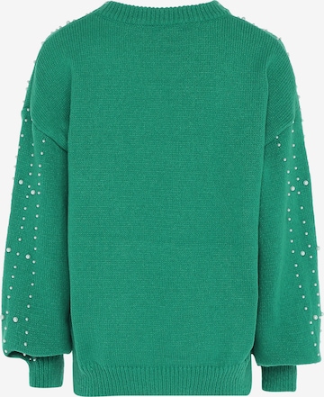 Pull-over faina en vert