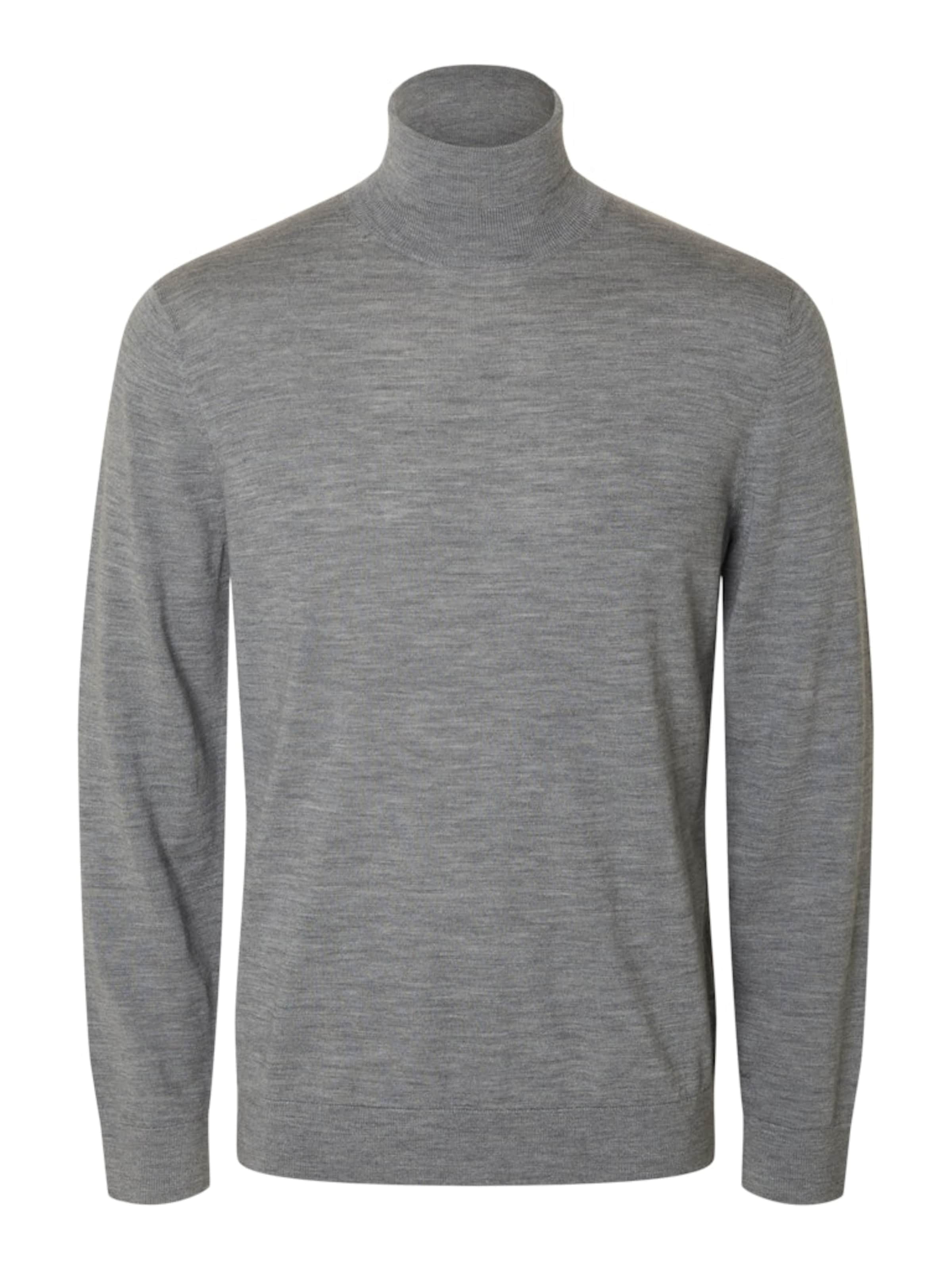 SELECTED Pullover 'SLHTRAY' in Grau: Vorderseite