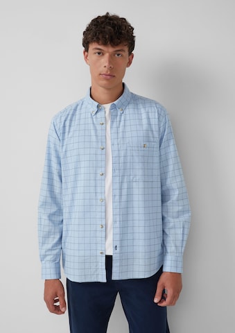 Fit confort Chemise s.Oliver en bleu : devant