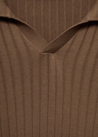 MANGO MAN Sweater 'Taurus' in Brown