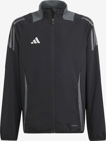 ADIDAS PERFORMANCE Sportjacke 'Tiro' in Schwarz: Vorderseite