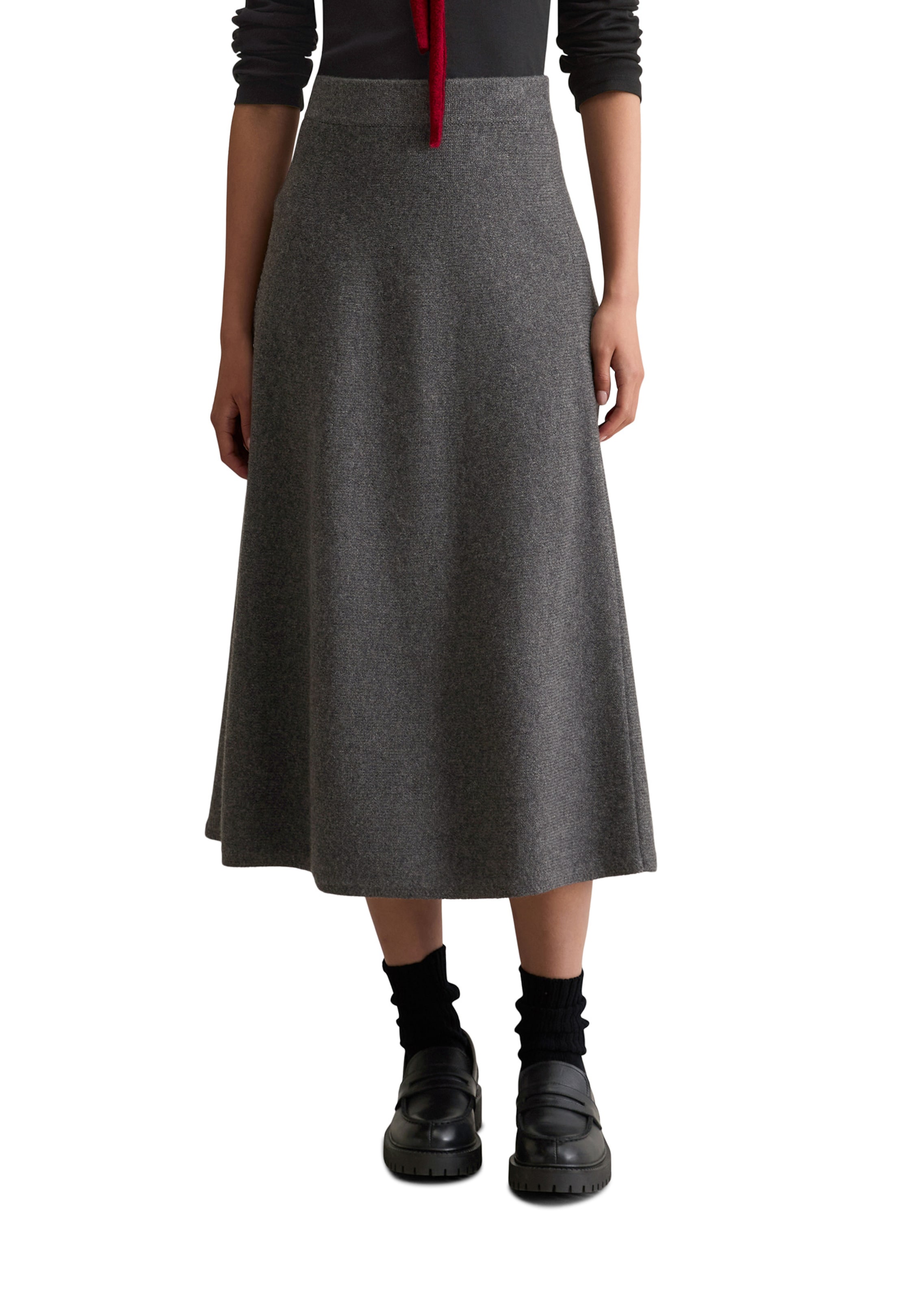 Marc O'Polo DENIM Skirt in Grey: front