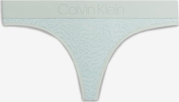 Calvin Klein Underwear Стринг в синьо: отпред