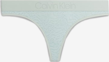 String Calvin Klein Underwear en bleu : devant