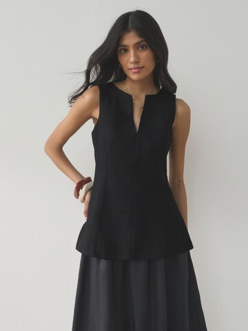 Next Blouse in Black: front