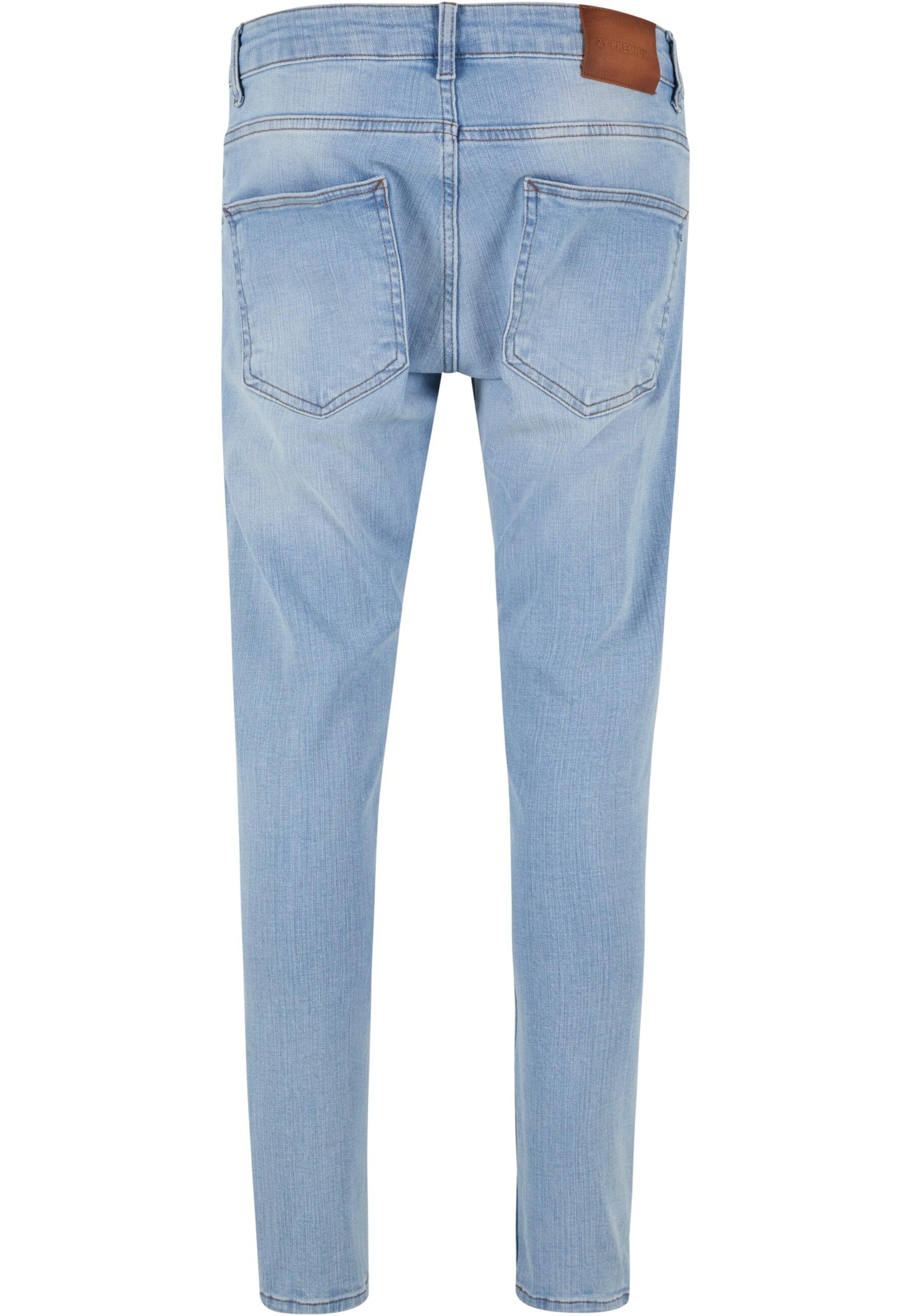 2Y Premium Regular Jeans in Blauw