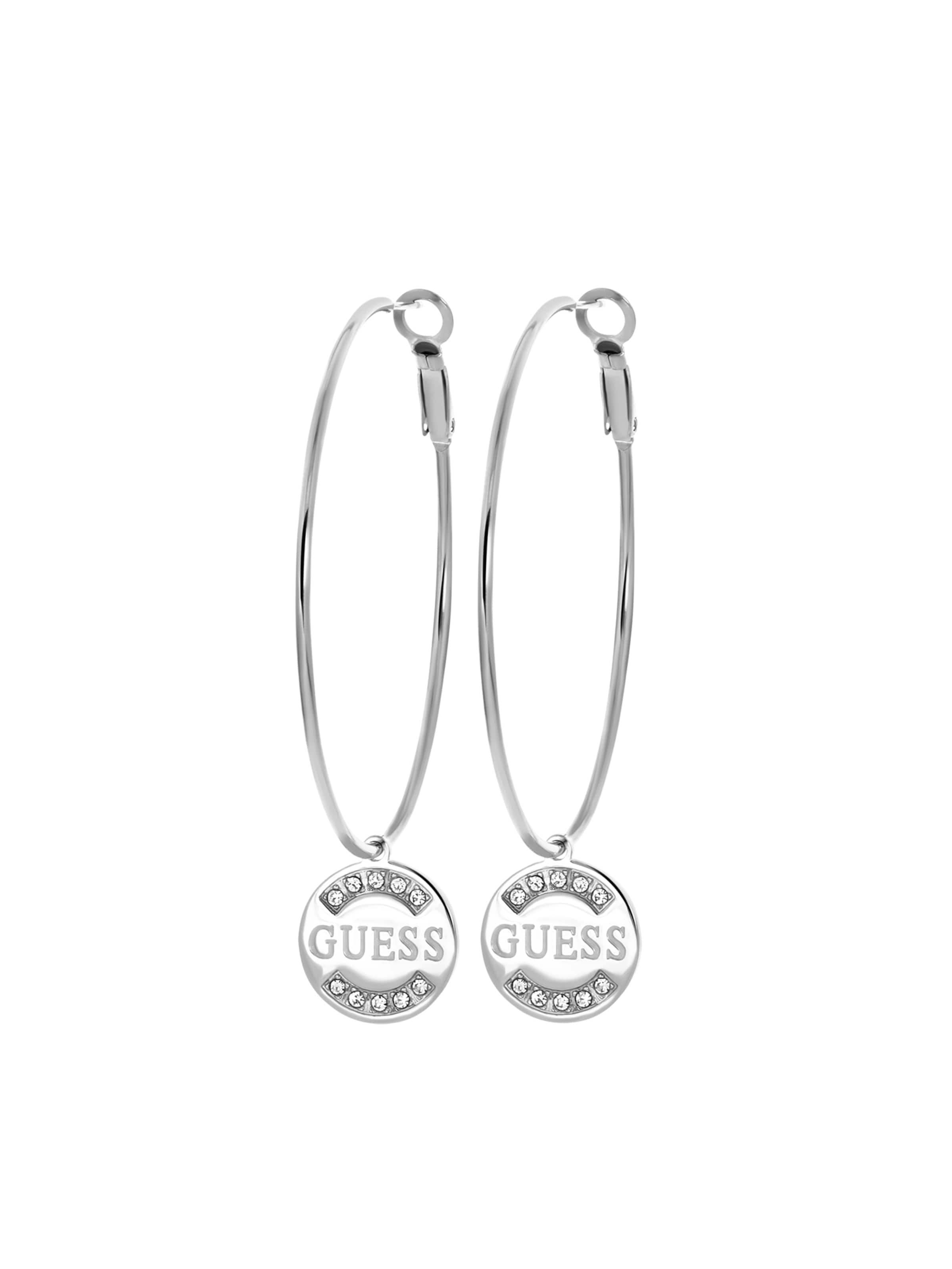 GUESS Oorbellen in Zilver: voorkant