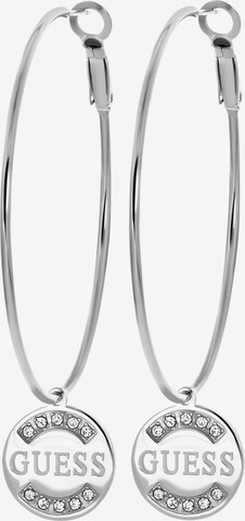 Boucles d'oreilles GUESS en argent : devant