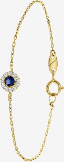 Lucardi Bracelet 'Klassisch' en bleu / or / transparent, Vue avec produit