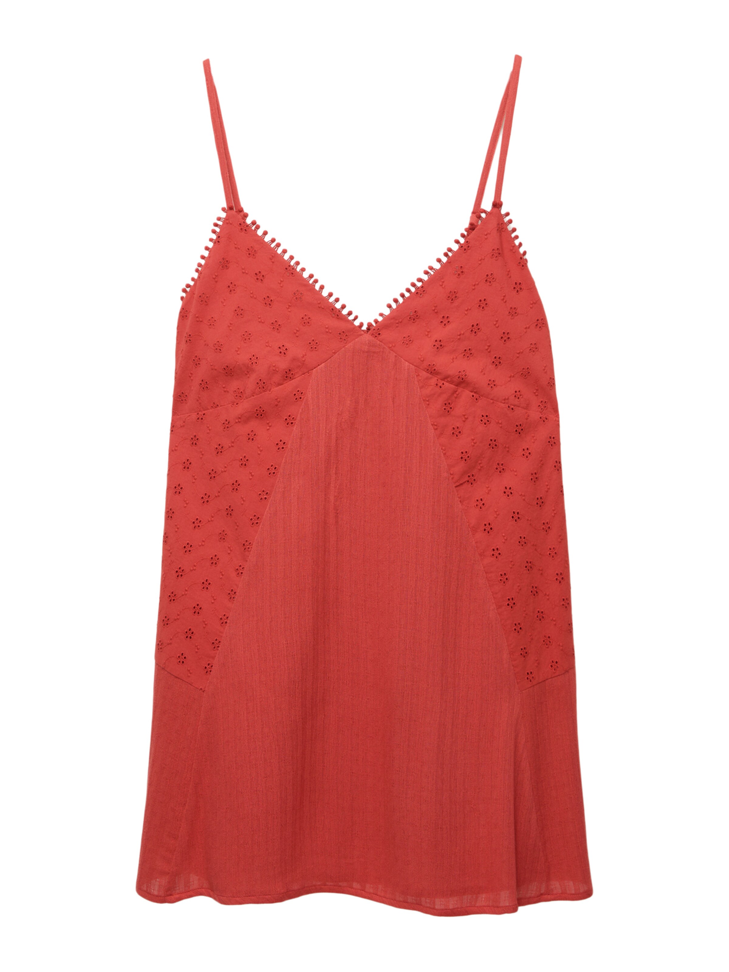 Pull&BearLjetna haljina - crvena boja: prednji dio