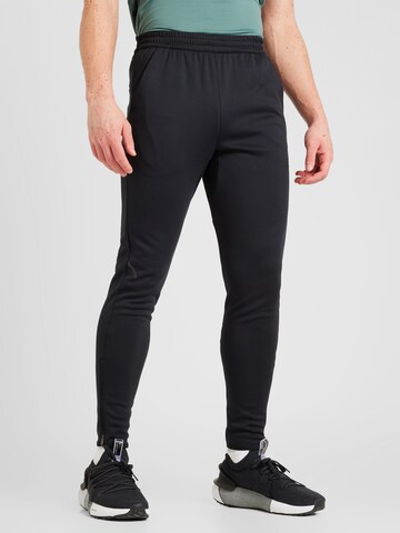 Tapered Pantaloni sportivi 'Tenacity' di new balance in nero: frontale