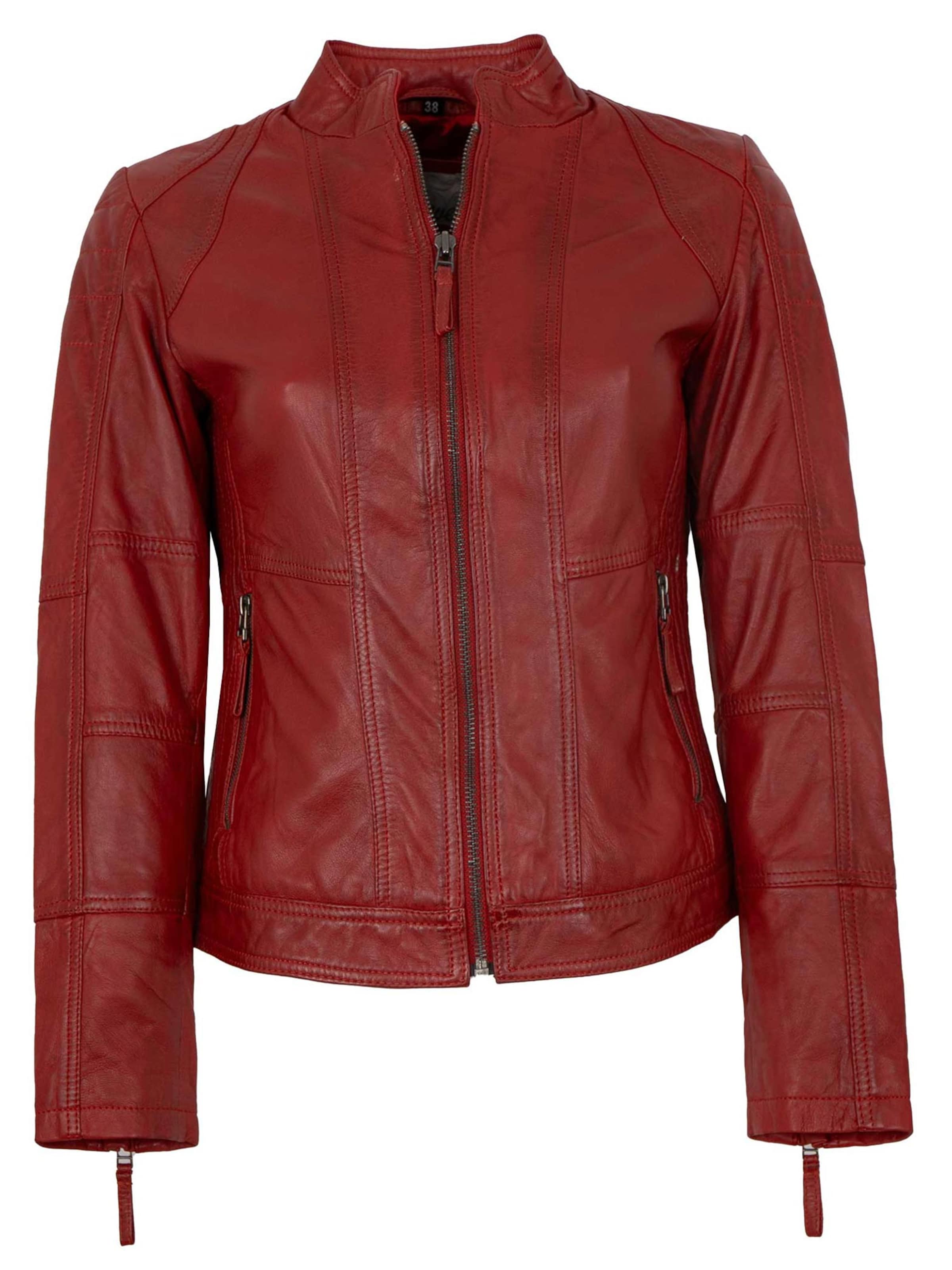 7ELEVEN Übergangsjacke 'Bigi'‌‌‌‌ in Rot: Vorderseite