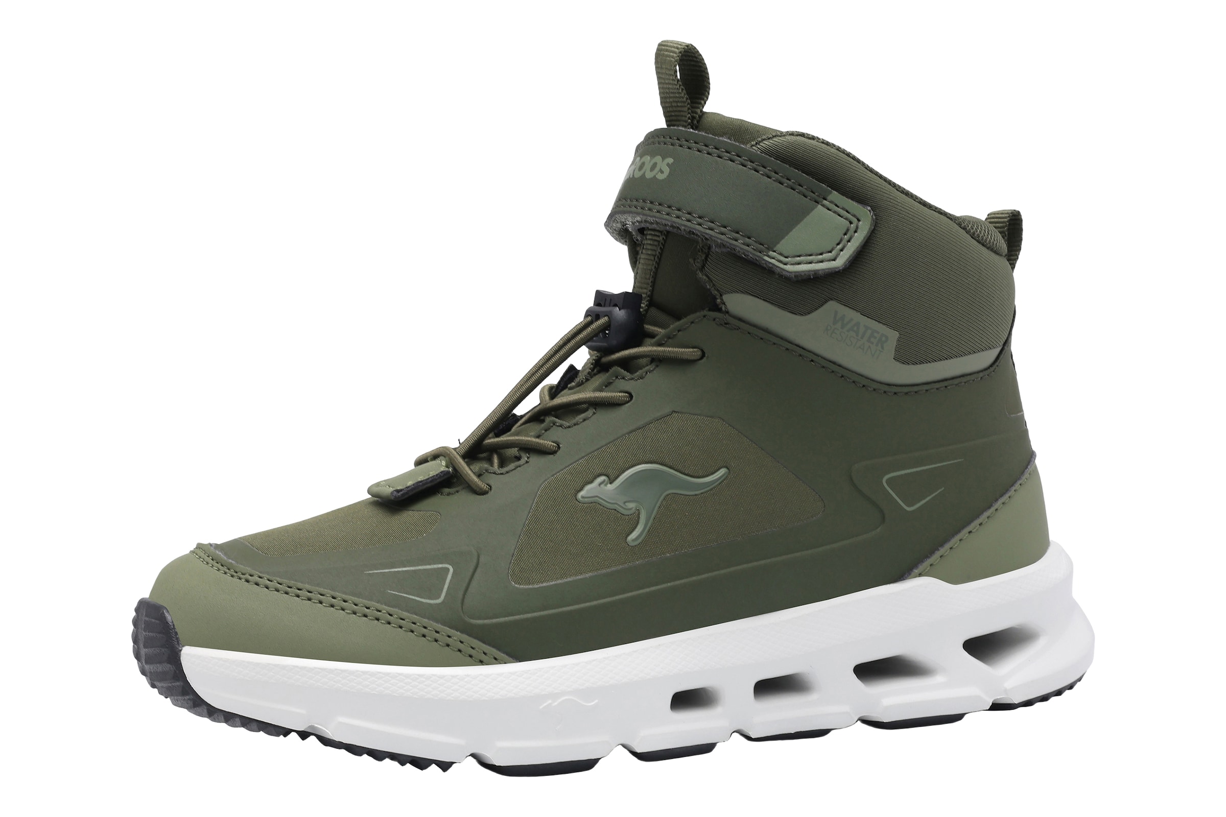 KangaROOS Sneakers 'Krass' i grøn: forside