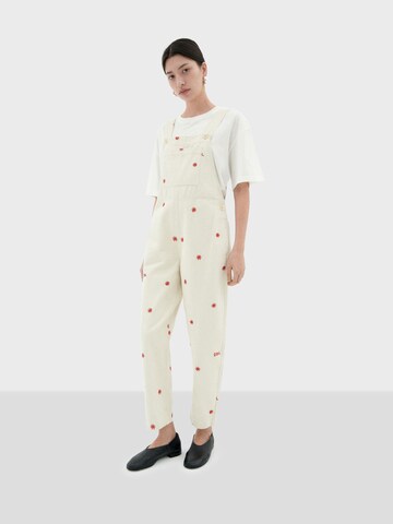Tuta jumpsuit ' LUZ ' di Thinking MU in bianco: frontale