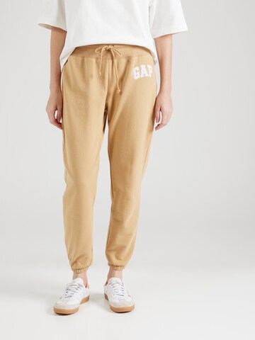 GAP Tapered Pants in Beige: front