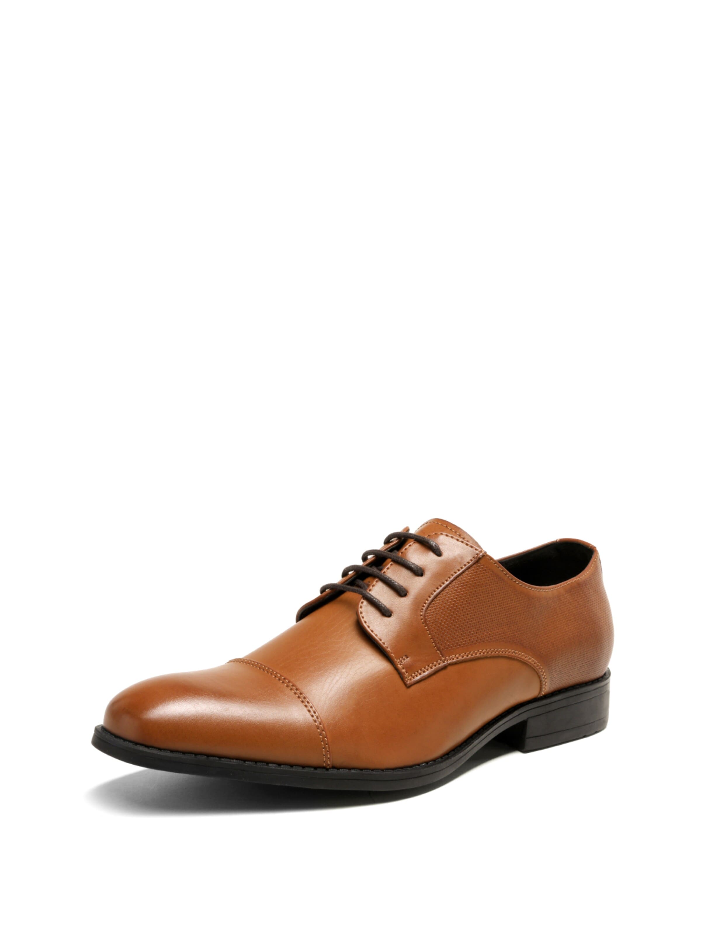 Scarpa stringata di Bruno Marc in marrone: frontale