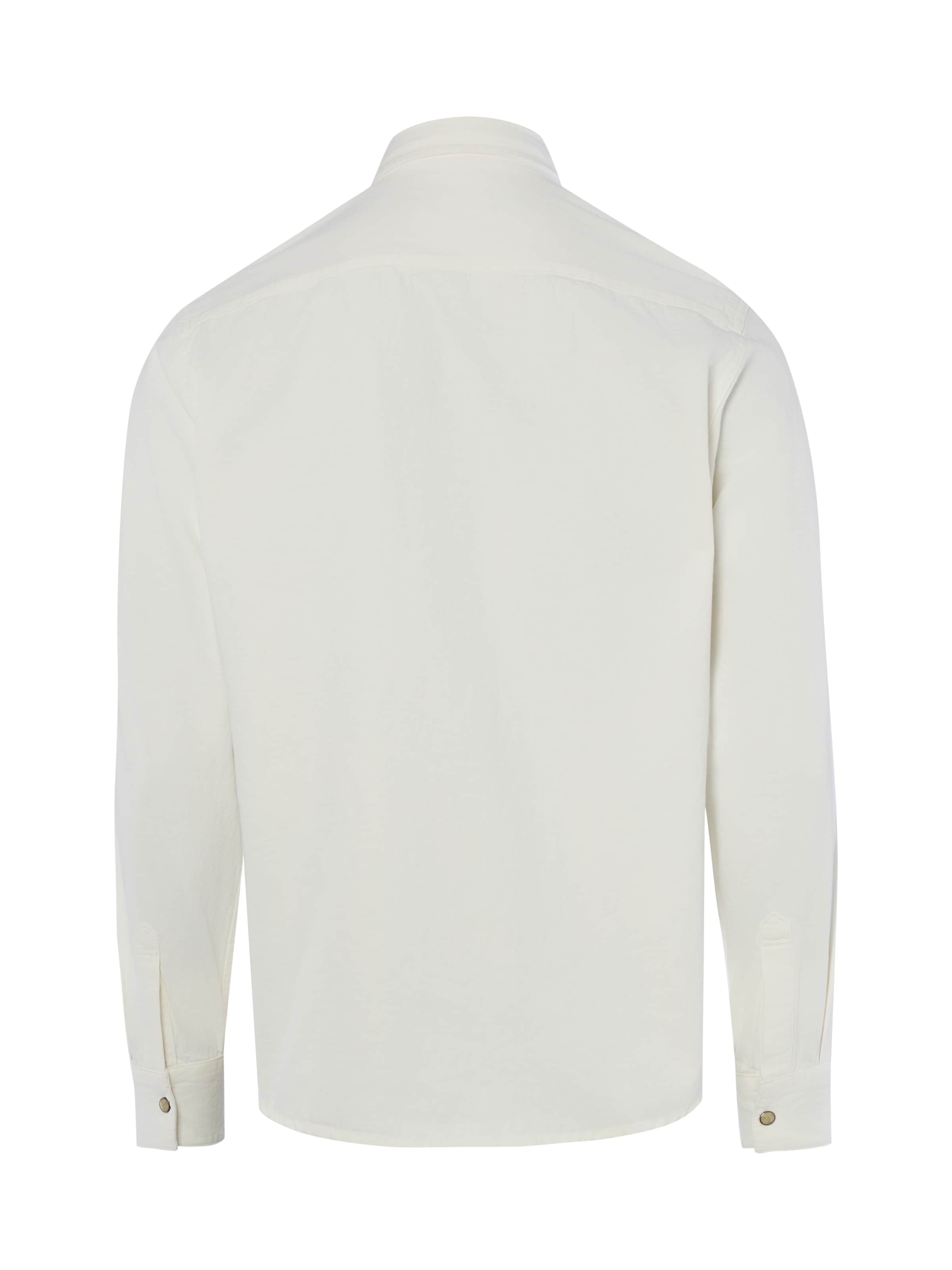 Nils Sundström Regular fit Overhemd in Wit