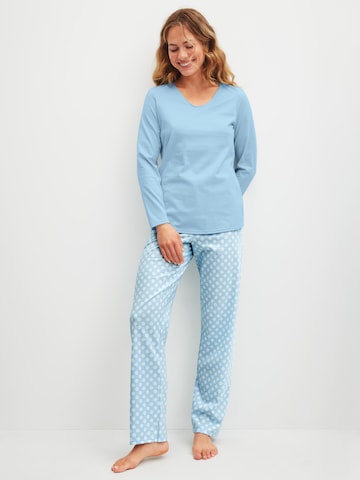 CALIDA Pyjama 'Lovely Nights'‌ in Blau