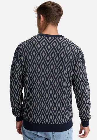 INDICODE JEANS Sweater 'Scott' in Blue