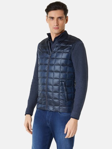 Boggi Milano Bodywarmer in Blauw: voorkant