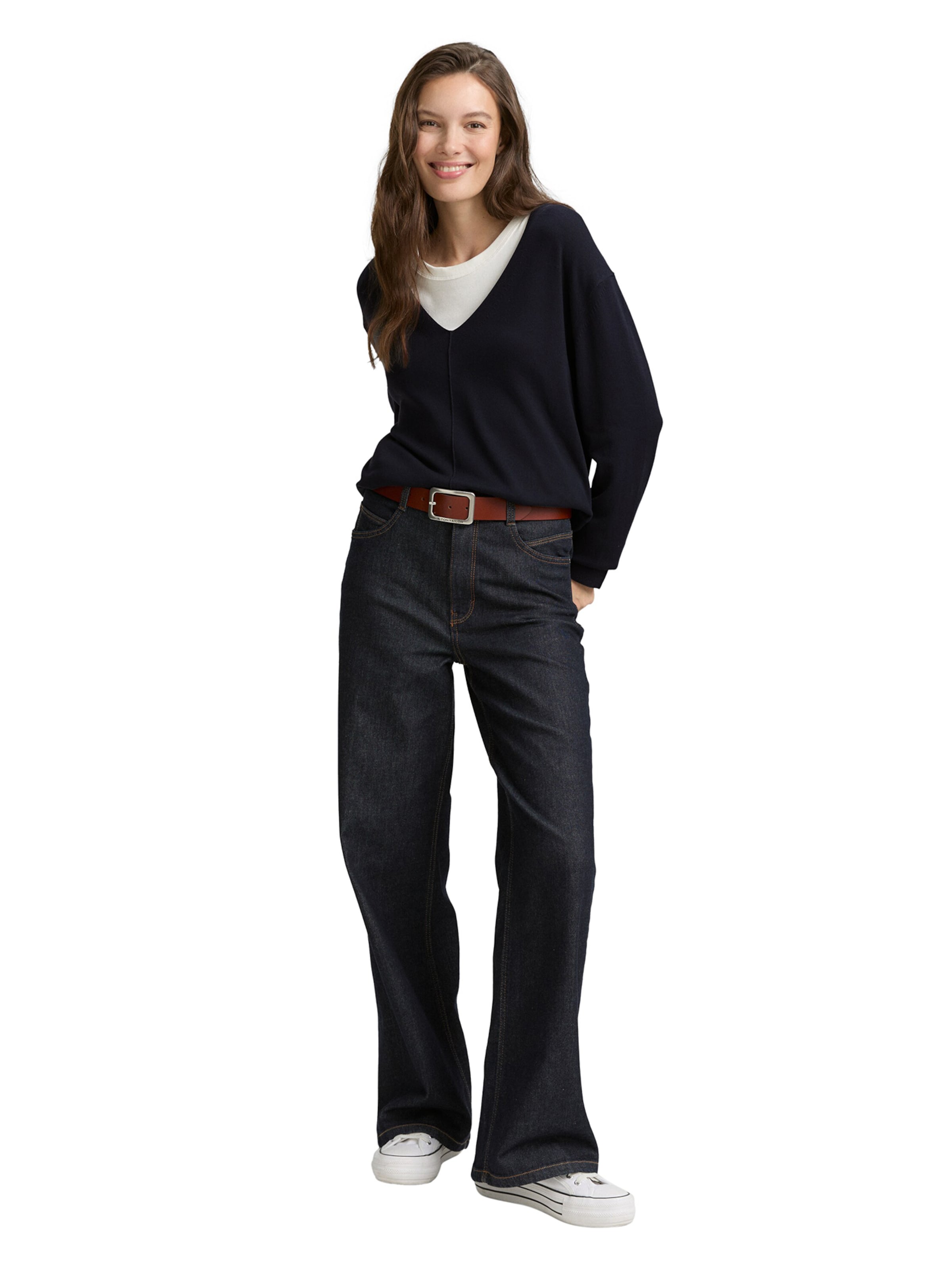 TOM TAILOR Tröja i svart