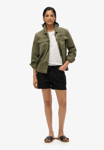 Superdry Regular Cargobroek in Zwart