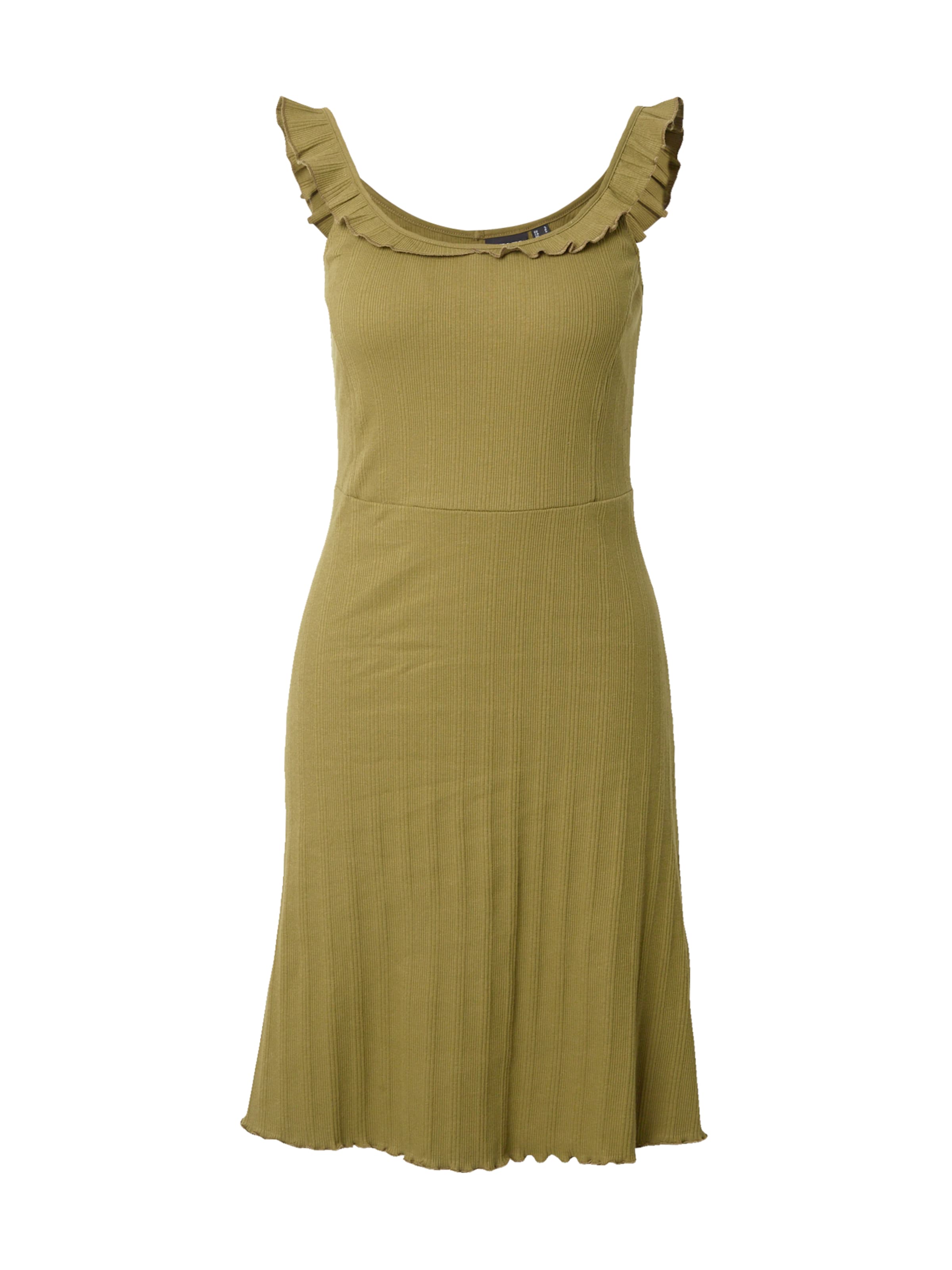 PIECES Sommerkjole 'LANA' i grøn: forside