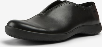 CAMPER Ballet Flats with Strap 'Spiral Comet' in Black: front