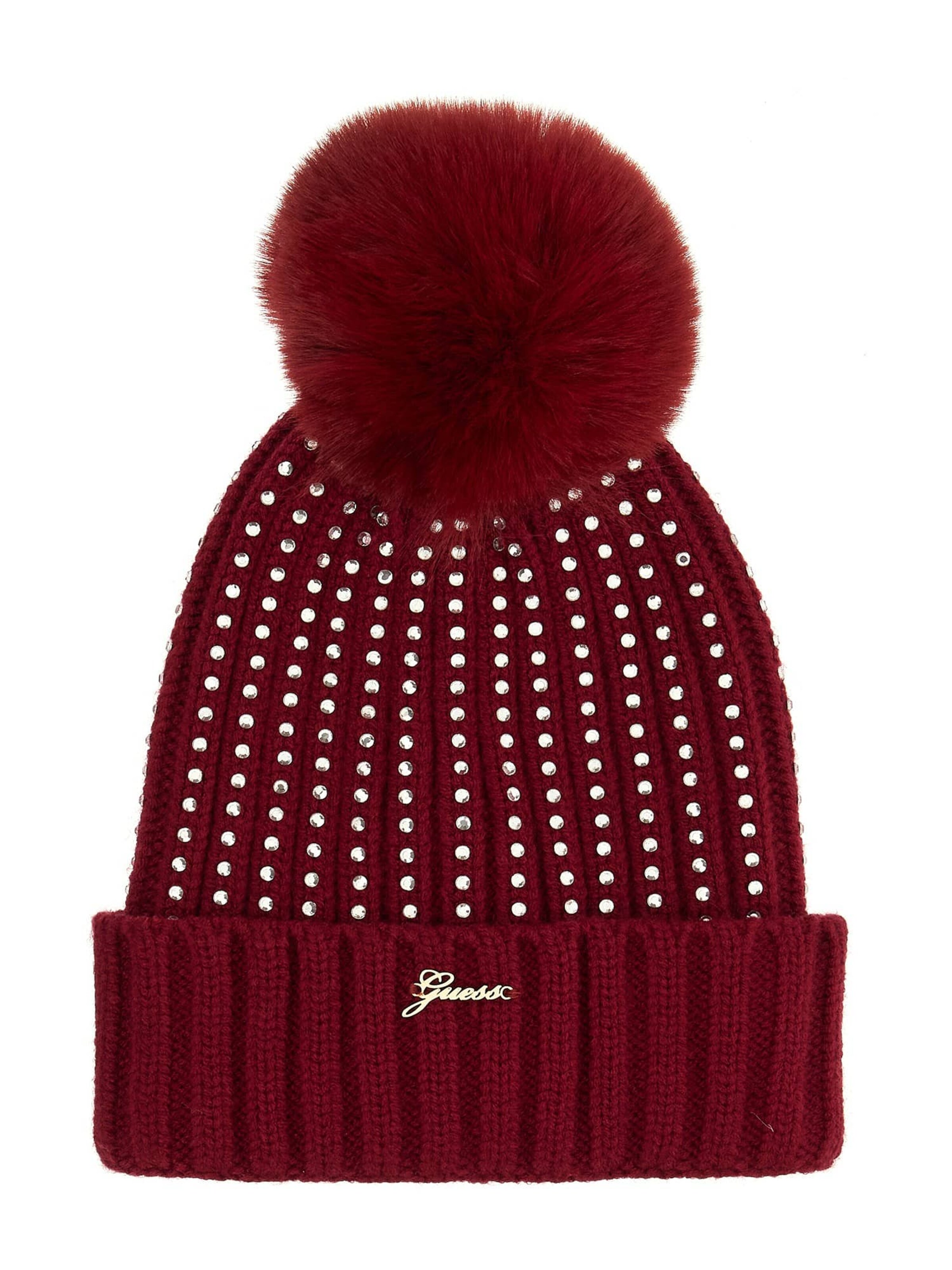 GUESS Mütze in Rot: Vorderseite