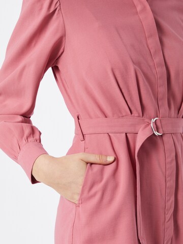 ONLY Μπλουζοφόρεμα 'SHORT DRESS PNT' σε ροζ