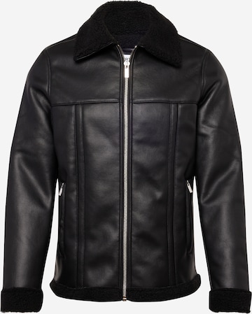 BURTON MENSWEAR LONDON Between-season jacket in Black: front