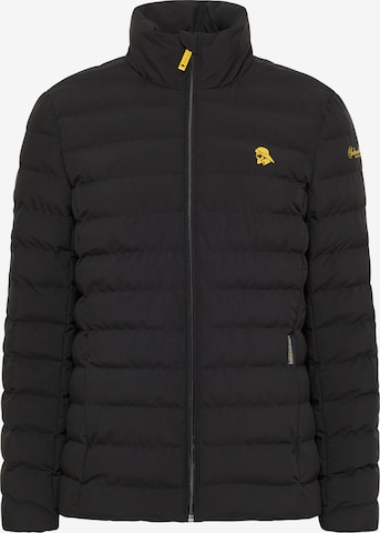 Schmuddelwedda Övergångsjacka i svart: framsida