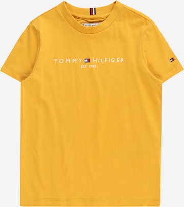 T-Shirt TOMMY HILFIGER en jaune : devant