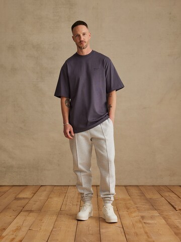 DAN FOX APPAREL Shirt 'Mirac' in Grey: front