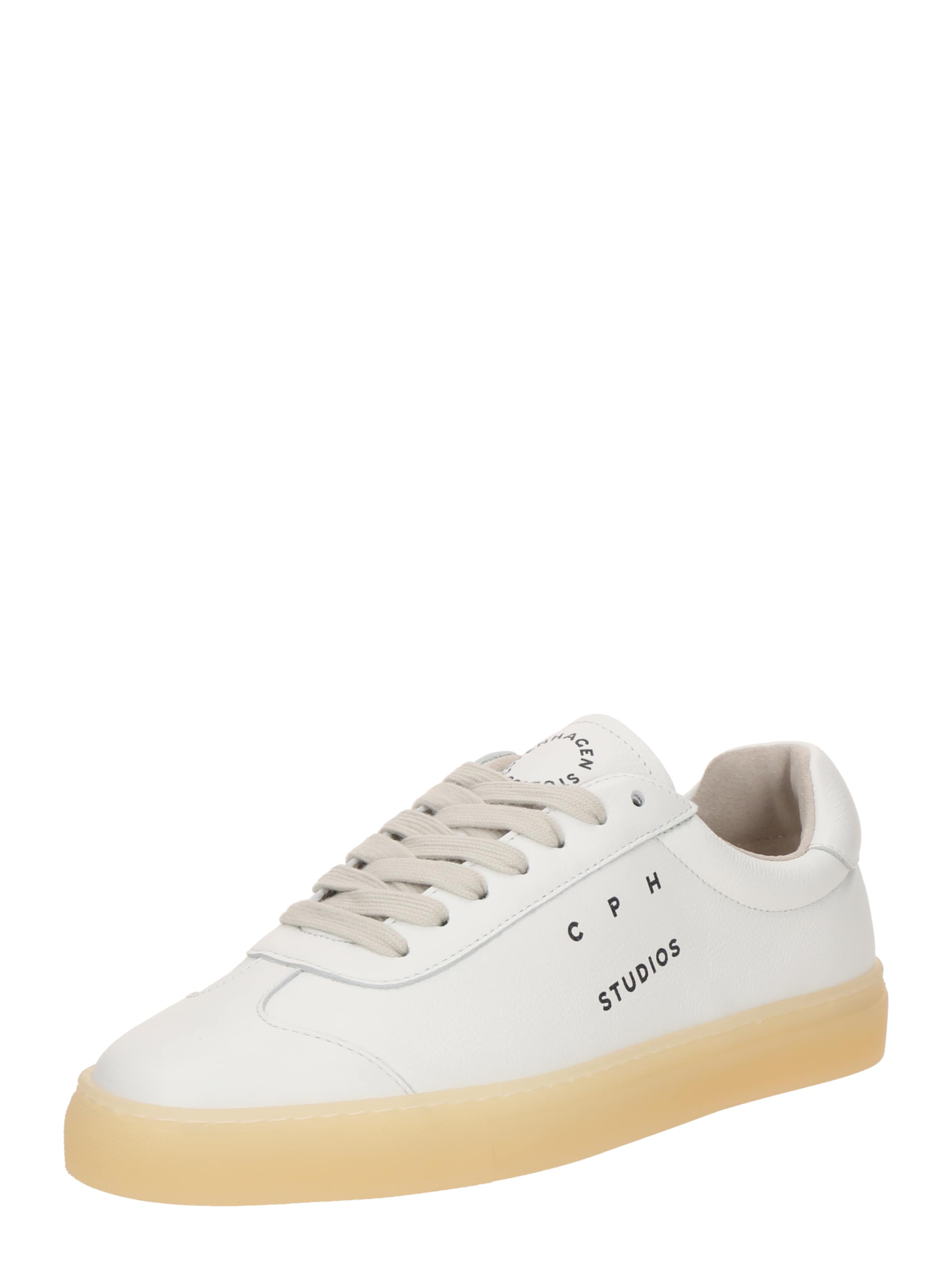 Baskets basses '433' Copenhagen Studios en blanc : devant