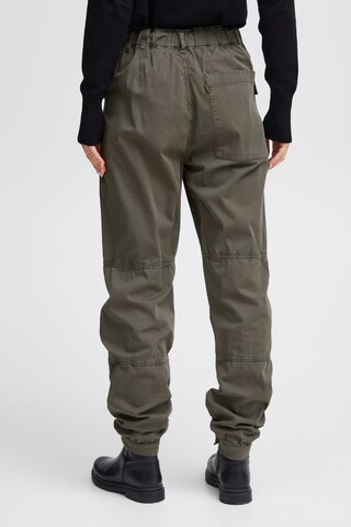 PULZ Jeans Loose fit Cargo Pants 'Drew' in Green