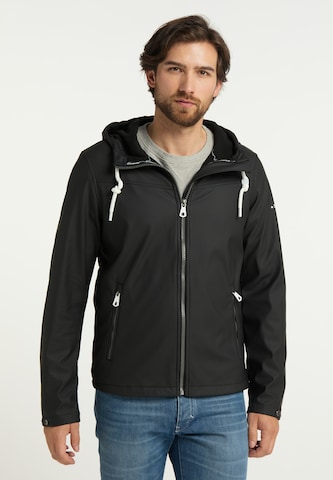 DreiMaster Maritim Between-season jacket in Black: front