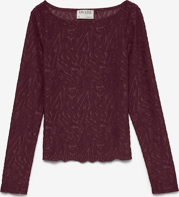 VERO MODA Shirts 'Nancy' i rød: forside
