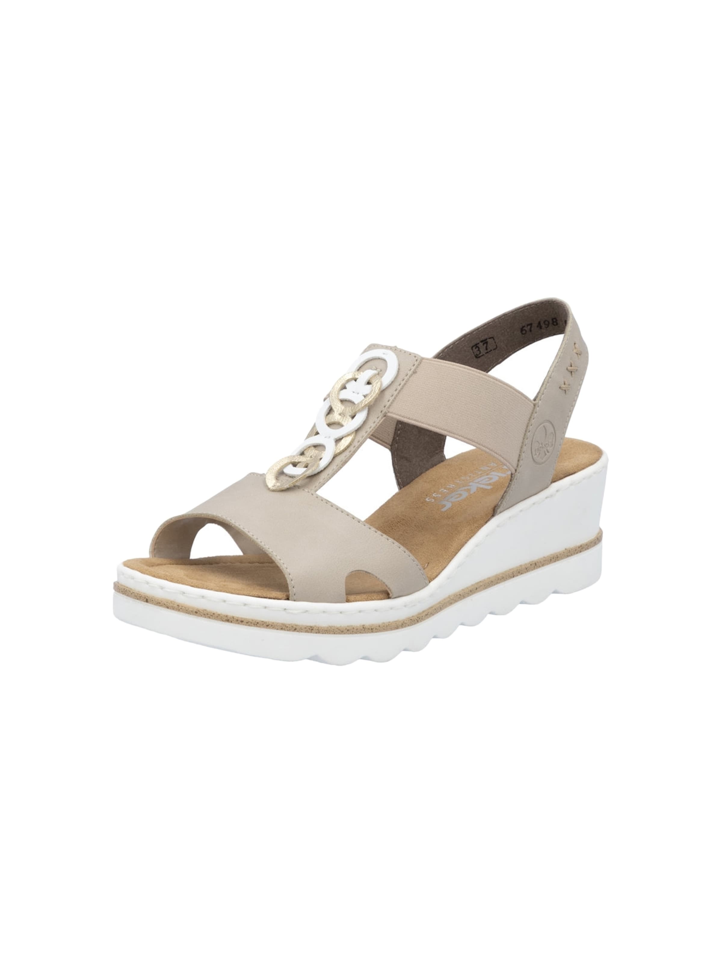 Sandales Rieker en beige : devant