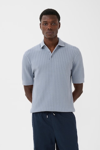 Matinique Poloshirt in Blau: Vorderseite