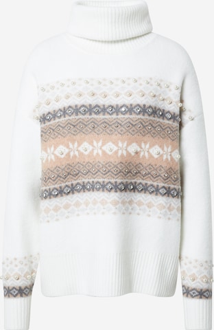 River Island Sweater in White: front