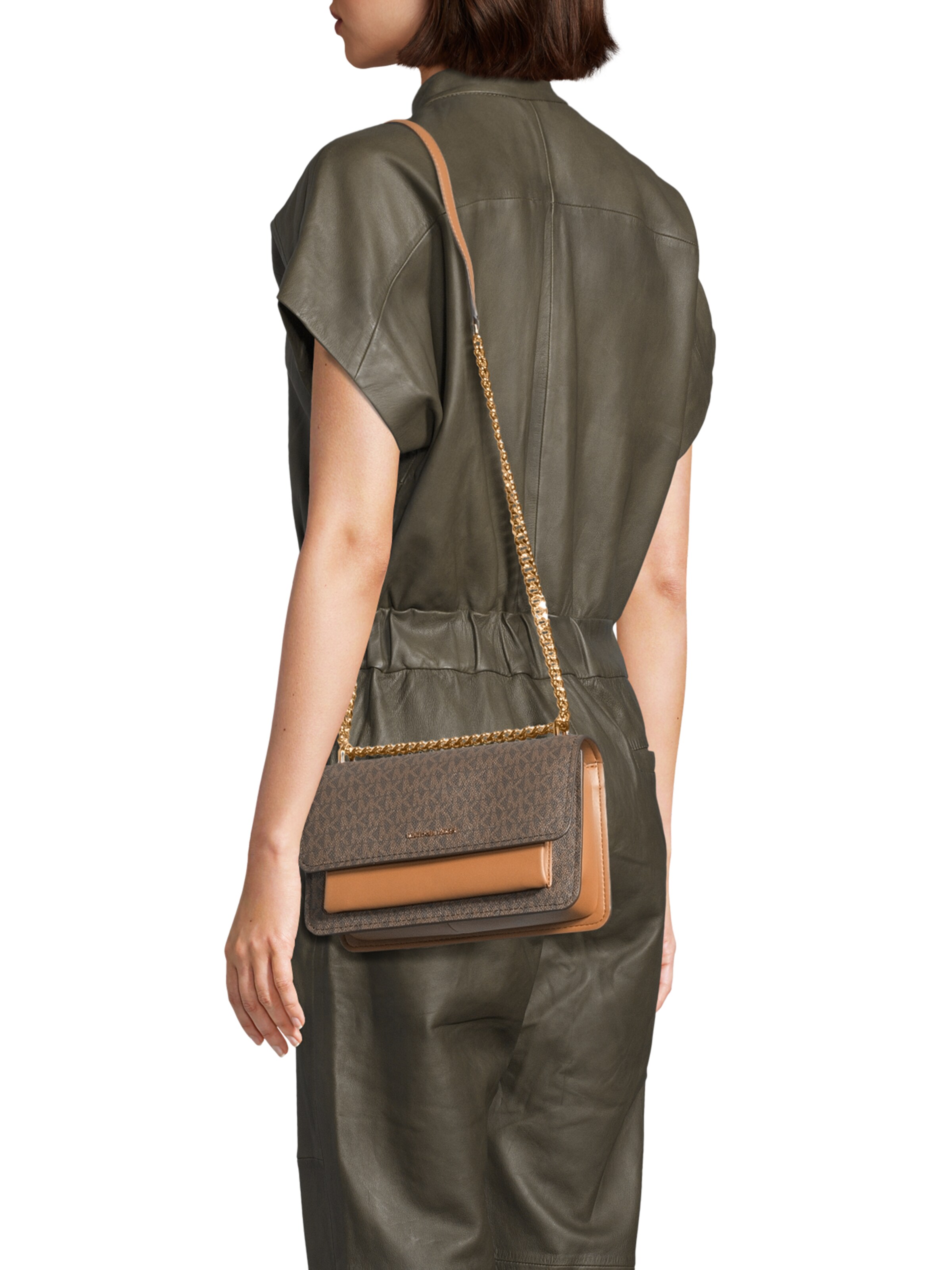 MICHAEL Michael Kors Crossbody bag in Brown: front