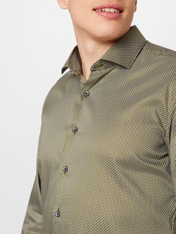ETERNA Klasický střih Košile – zelená